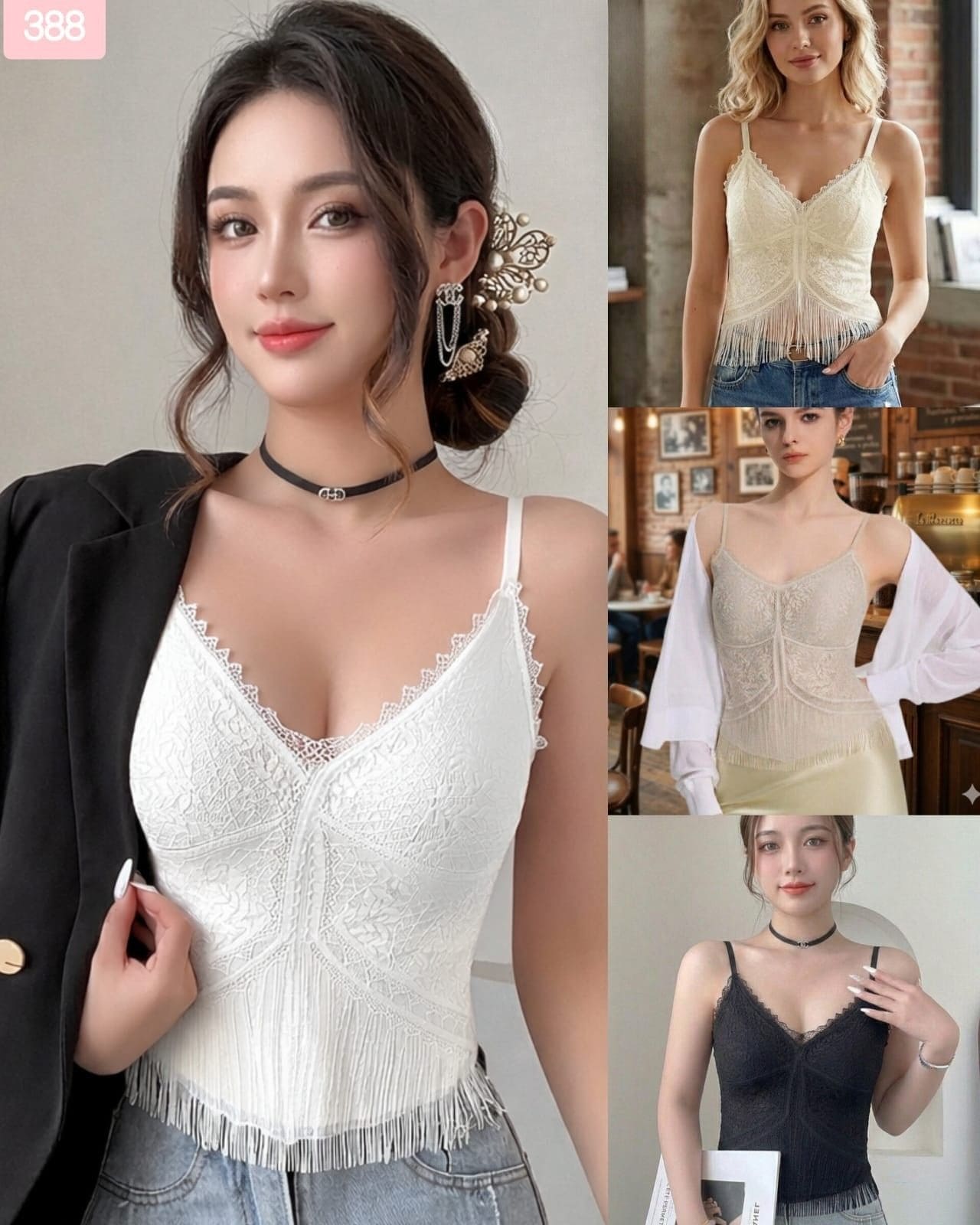 Top Blusa con rita Regulable RF#388