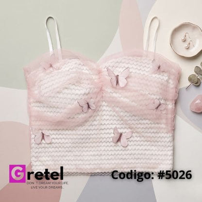 Top Encaje Maripoda RF#5026