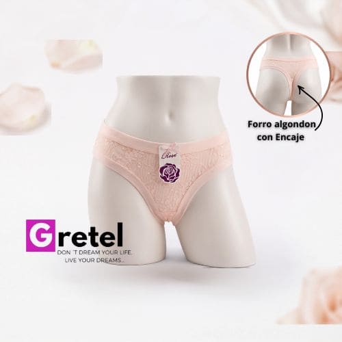 Truza Forro Algodon con Encaje RF#9259