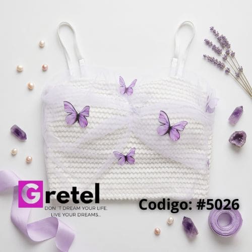 Top Encaje Maripoda RF#5026