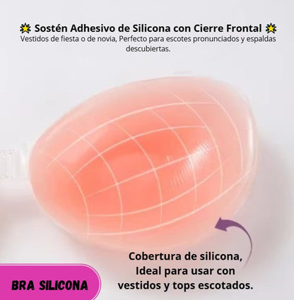 Sostén Silicona escotado